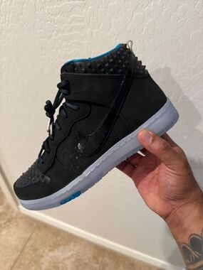 Nike Dunk High CMFT PRM All-Star Game (2015) BLACK-HYPER JADE 74439-001 Size 11M